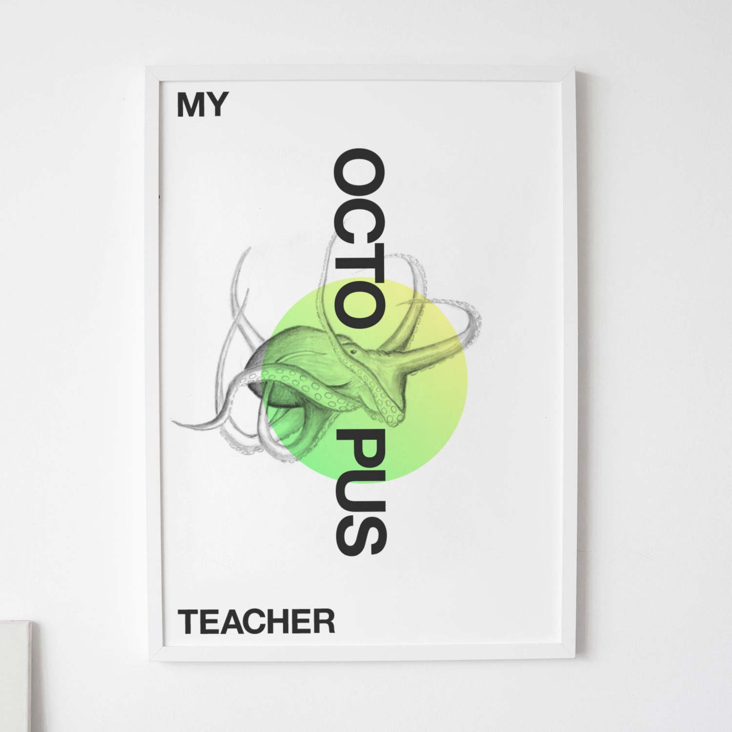 Plakat My Octopus Teacher, Plakatdesign, Poster, Filmposter